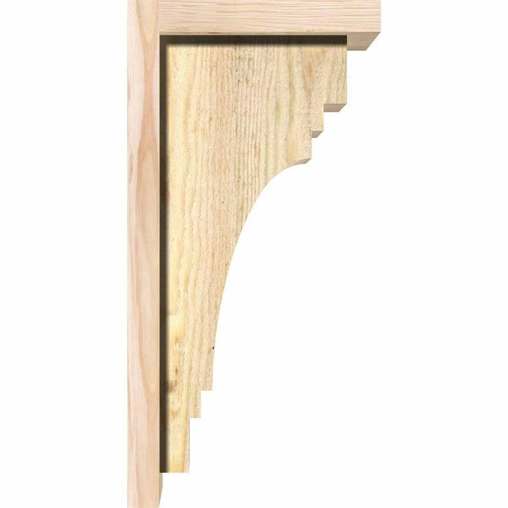 Douglas Fir Corbel with Backplate U986