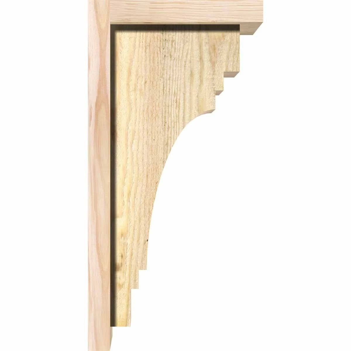 Douglas Fir Corbel with Backplate U986