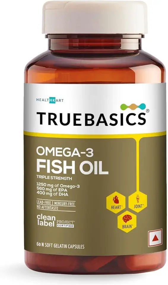 Omega 3 Fish Oil Capsules 60 Capsules 1250 mg C501836