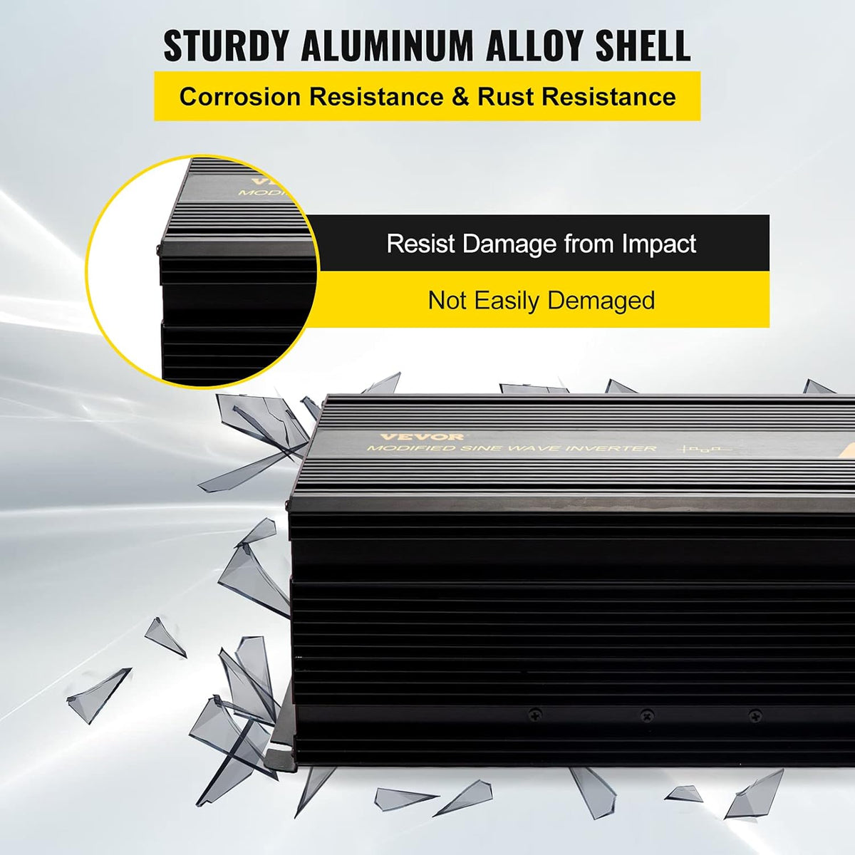 2000W Modified Sine Wave Power Inverter with LCD Display A580862