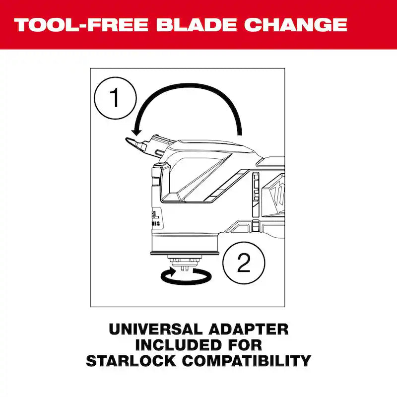 18-Volt Cordless Brushless Oscillating Multi-Tool with 5.0 Ah Battery T847447