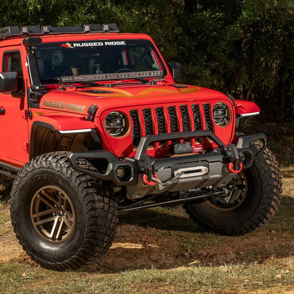 Venator Front Bumper with Overrider and Winch Tray Q39841