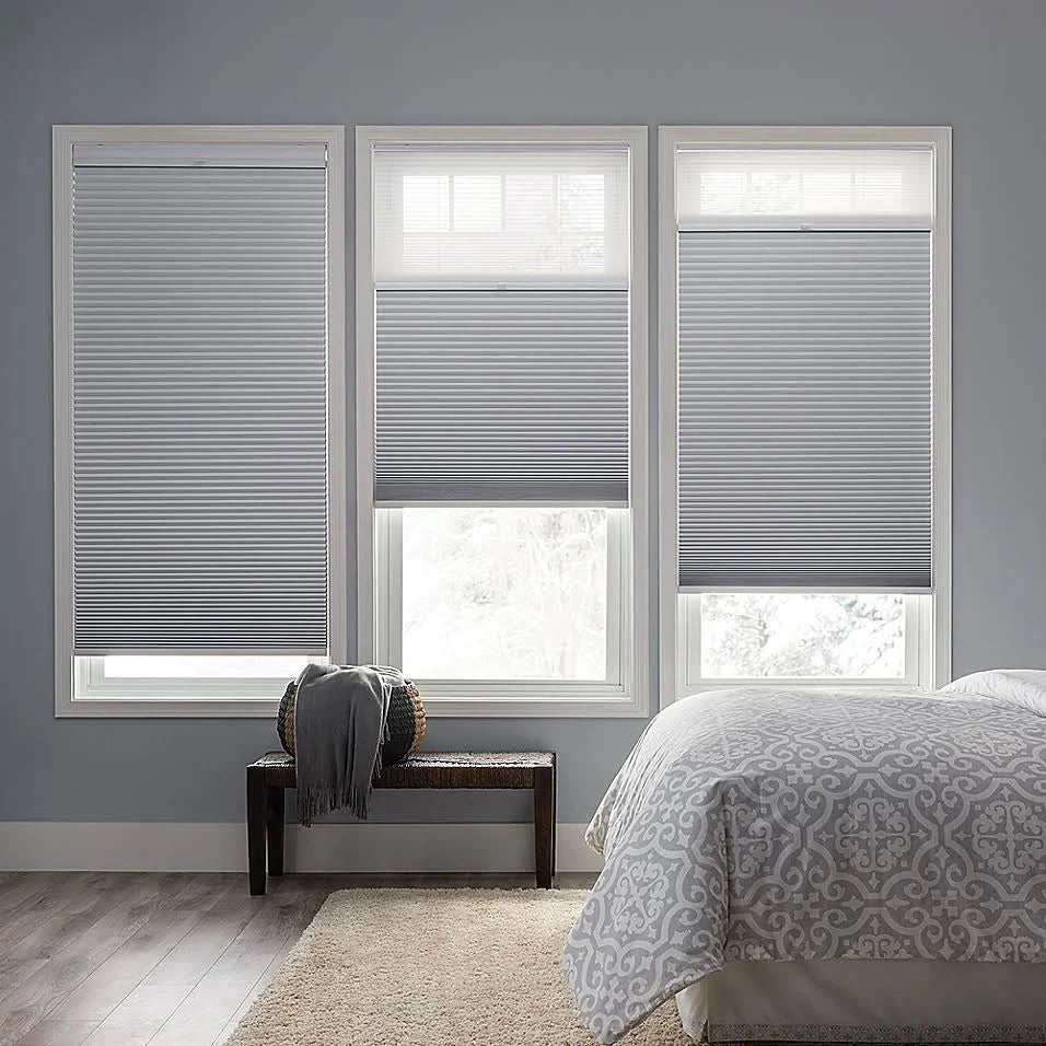 Cordless Day/Night Cellular Shade in Snow X194541