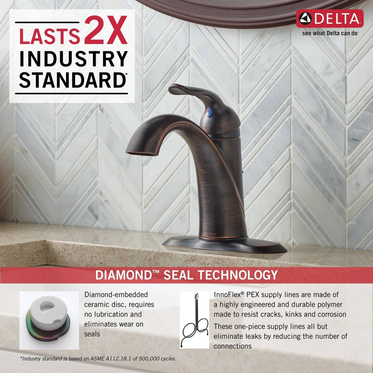 Single Handle Bathroom Faucet E907175