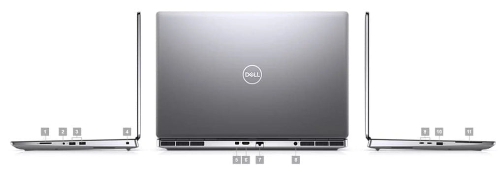 Restored Dell Precision 7000 7760 Workstation Laptop 17.3" FHD Core i9 - 2TB SSD + 1TB SSD - 32GB RAM - RTX A4000 8 Cores @ 5 GHz - 11th Gen CPU - 8GB GDDR6 P659