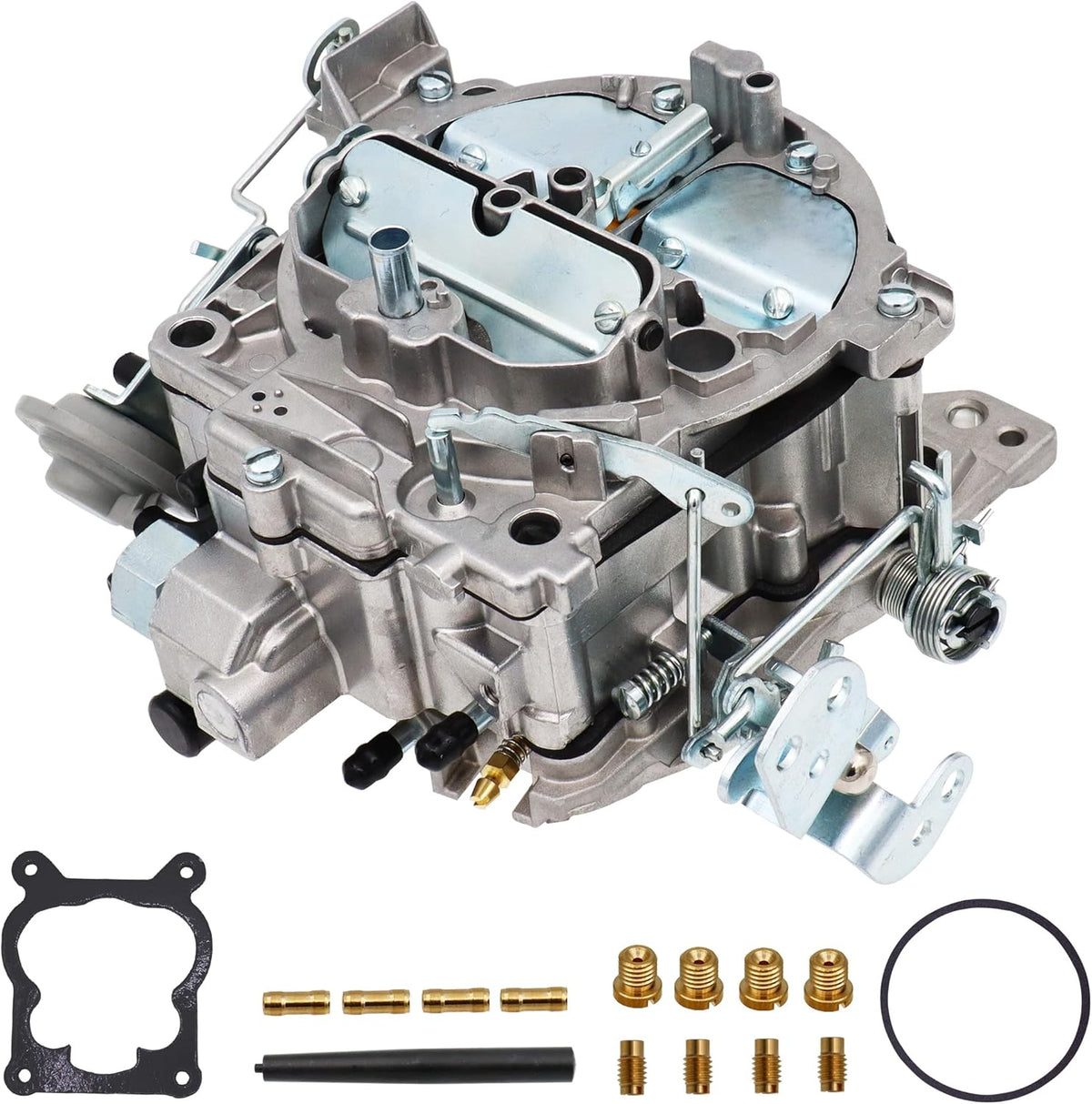 Carburetor 4 Barrel 750 CFM Manual Choke with Gaskets Plugs Jets B9549