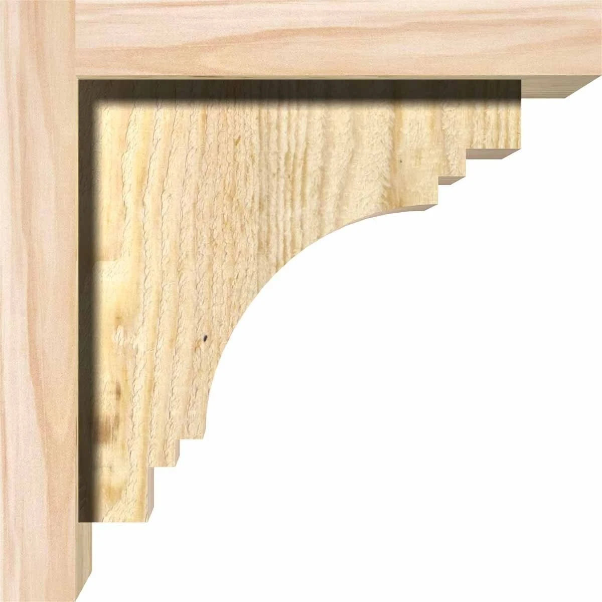 Douglas Fir Corbel with Backplate U986