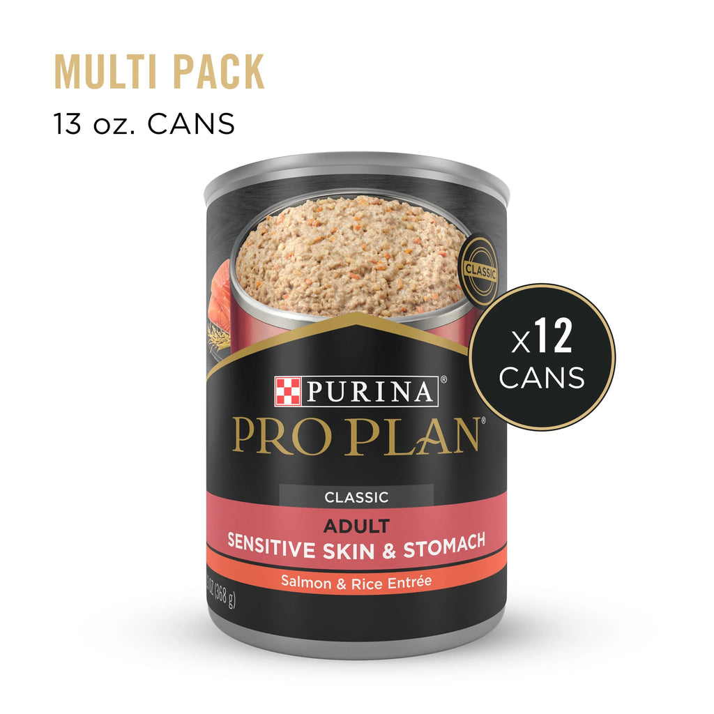 Dry Dog Food Sensitive Stomach Salmon & Rice 13 oz Cans 12 Pack S80830