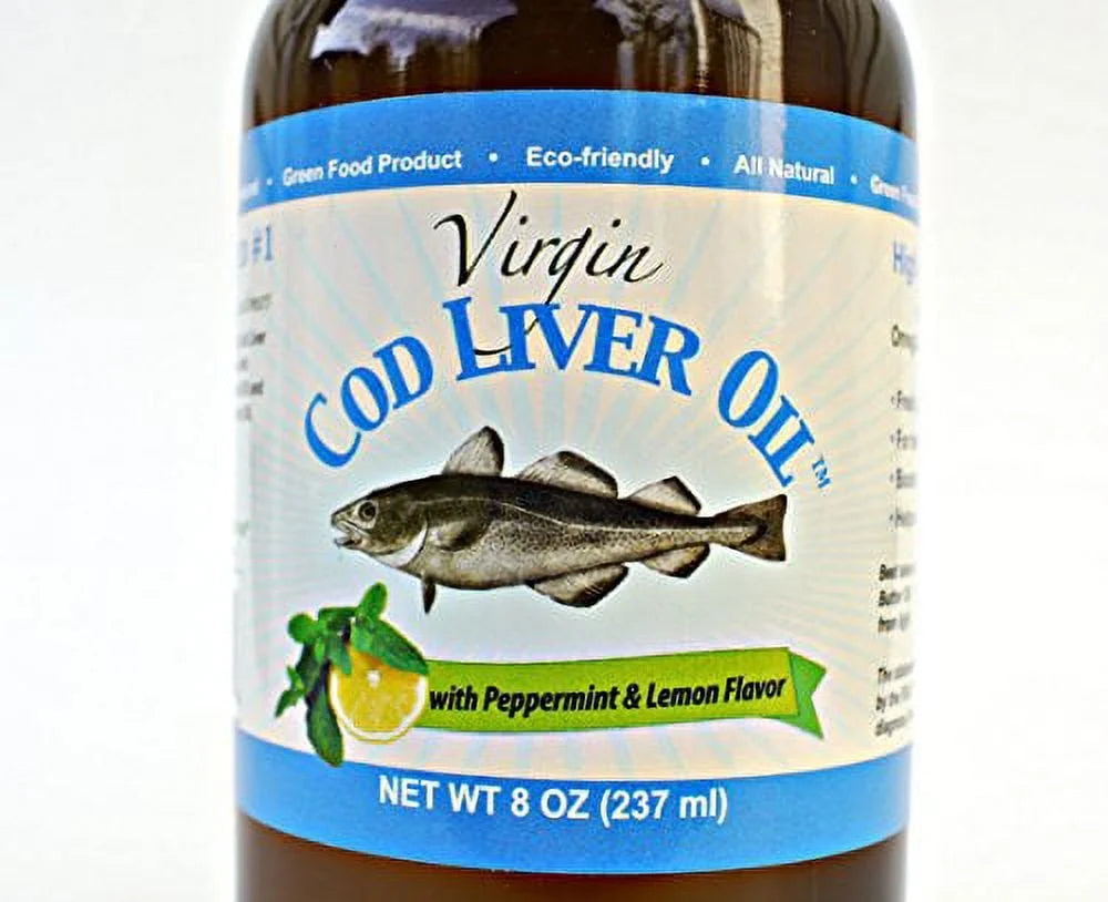 Virgin Cod Liver Oil Lemon Peppermint Q485