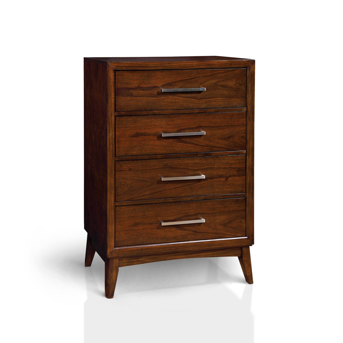 Brown Cherry 4-Drawer Chest G2671