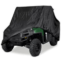 Black UTV Cover with Roll Cage 190T Polyester Storage Cover A656