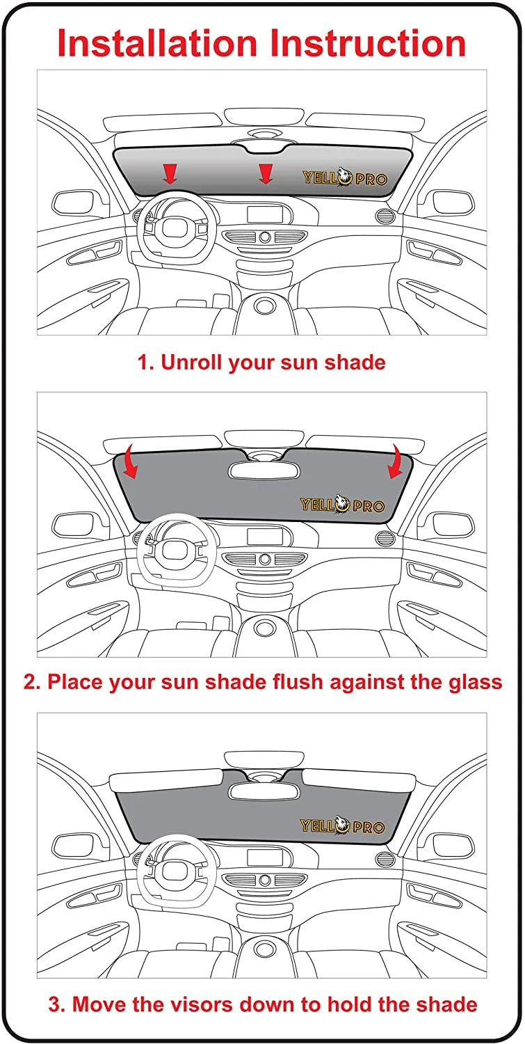 Windshield Sunshade for Dodge RAM ProMaster City C824