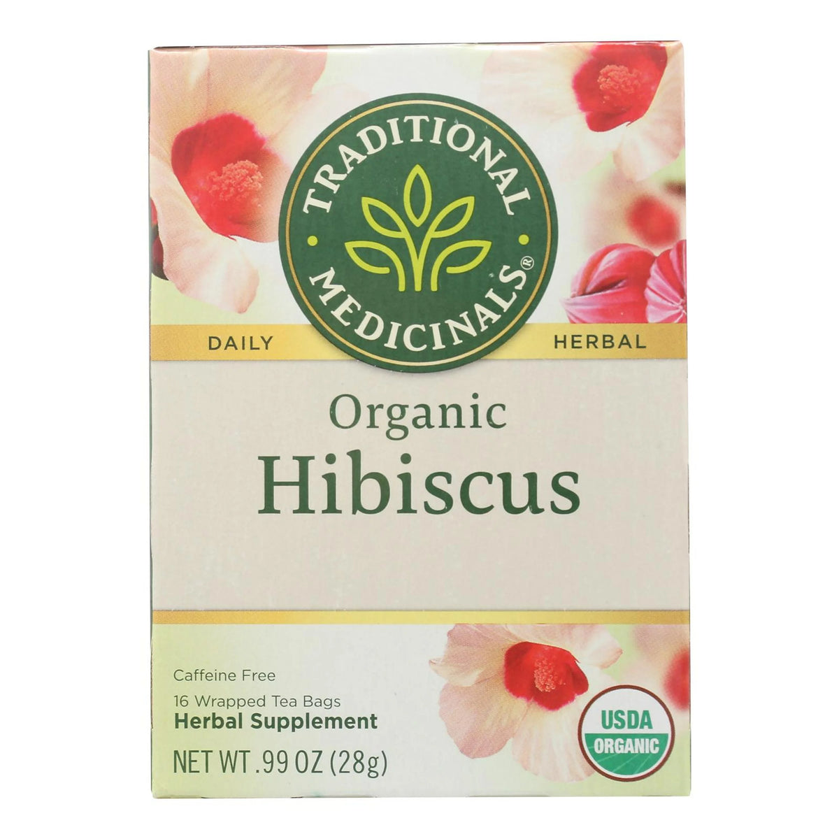 Organic Herbal Tea Hibiscus Case of 6 16 Bags N913