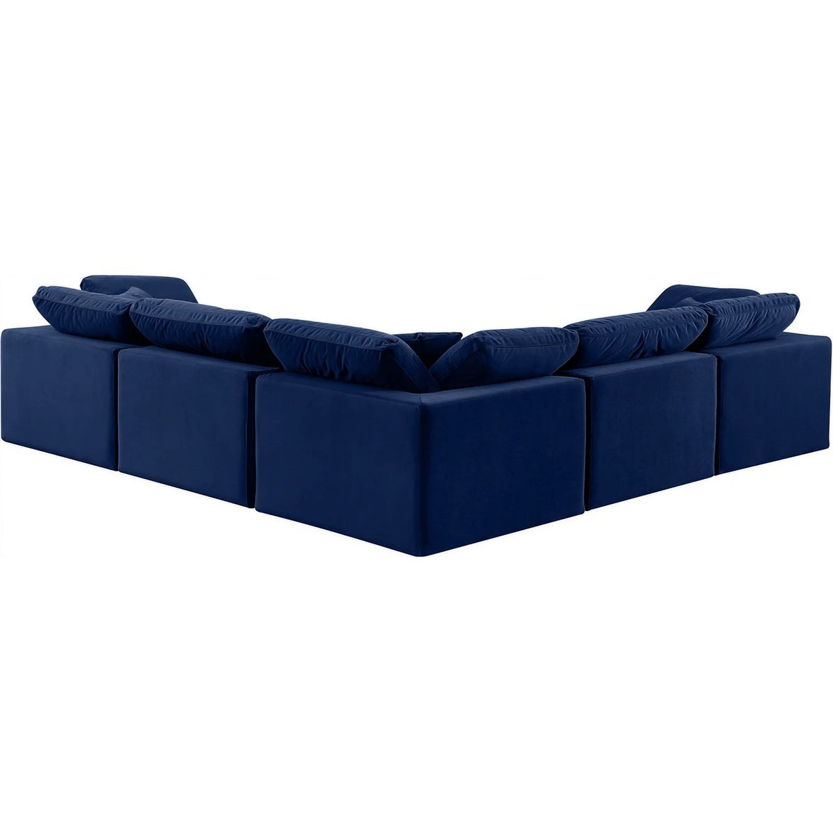 Navy Velvet Modular Sectional N92321