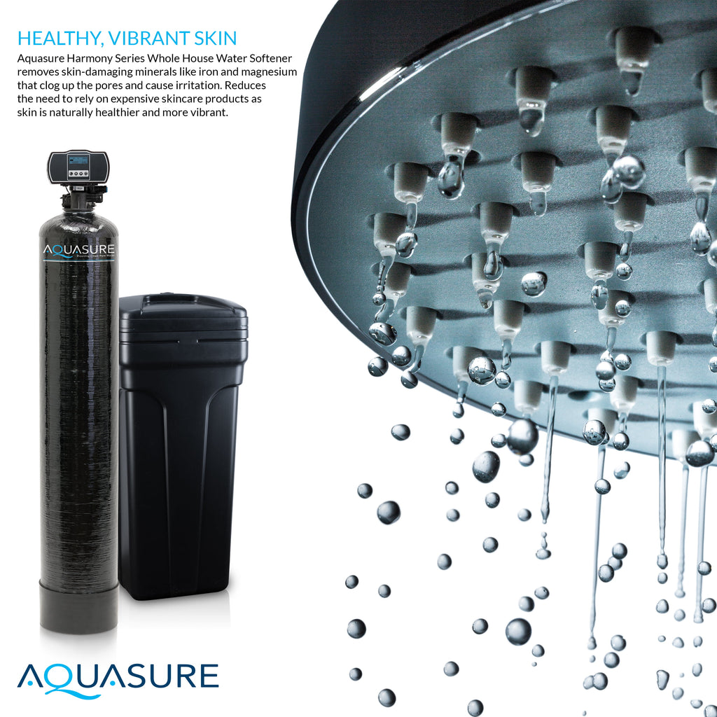 64,000 Grain Whole House Water Softener with High Efficiency Control Head G94375
