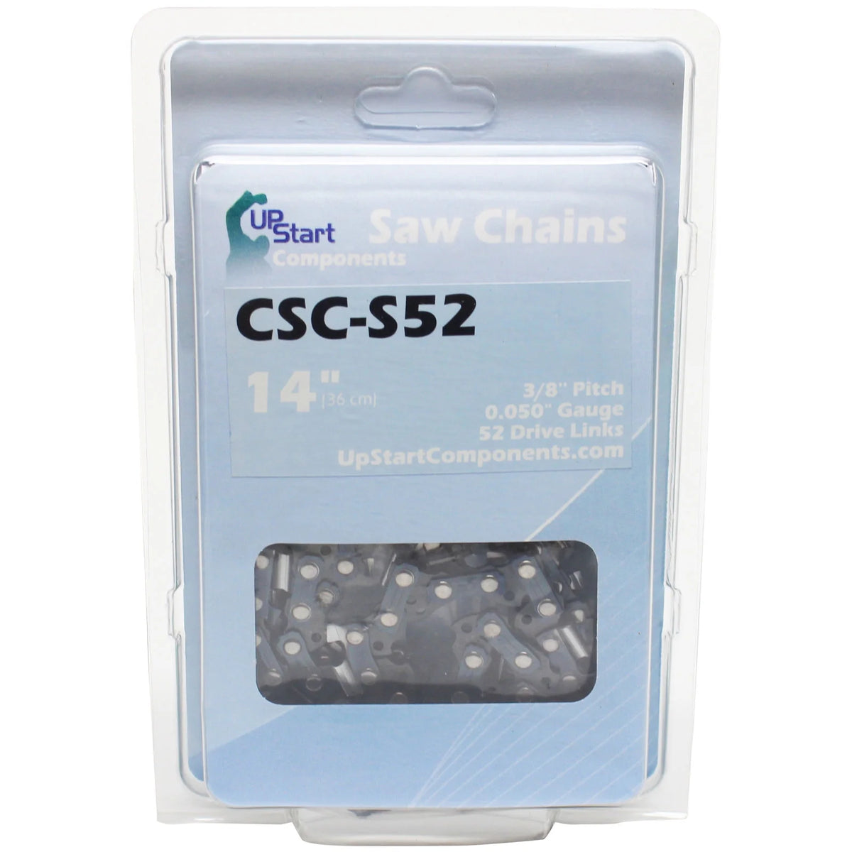 3-Pack 14" Semi Chisel Saw Chain, 3/8" Low Profile, 0.050" Gauge, 52 Drive Links F81930