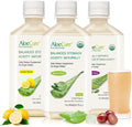 Organic Aloe Vera Juice 3 Bottle Sample Pack Lemon Grape Natural Flavor 3x500ml A8070
