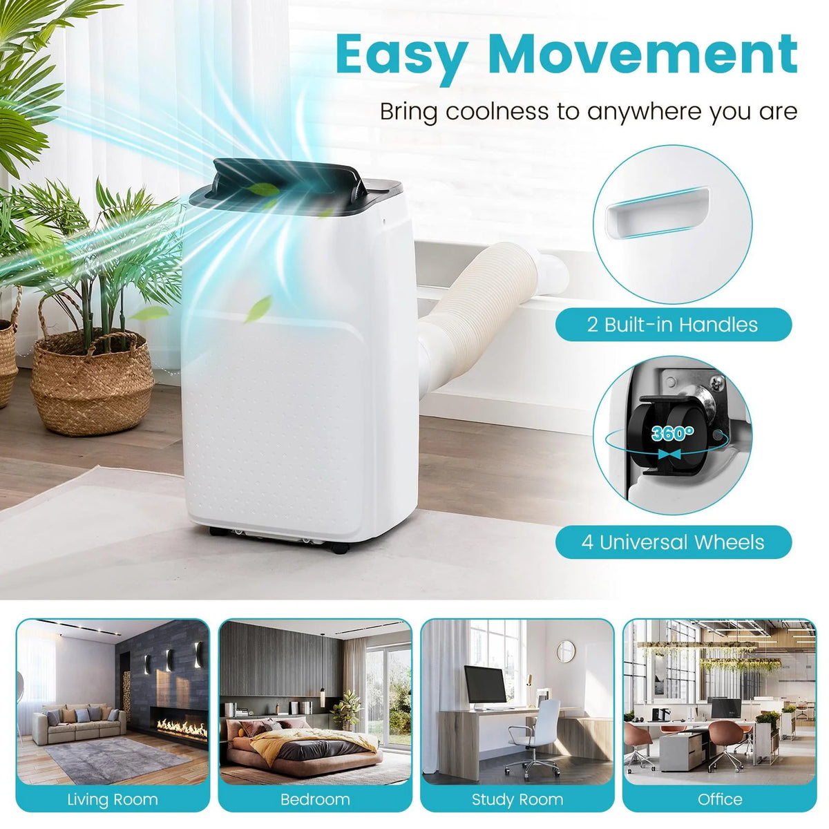 13000 BTU Smart Portable Air Conditioner & Heater C1751