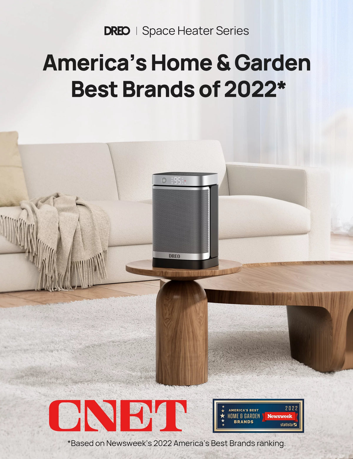 1500W Electric Space Heater with Oscillating U46291