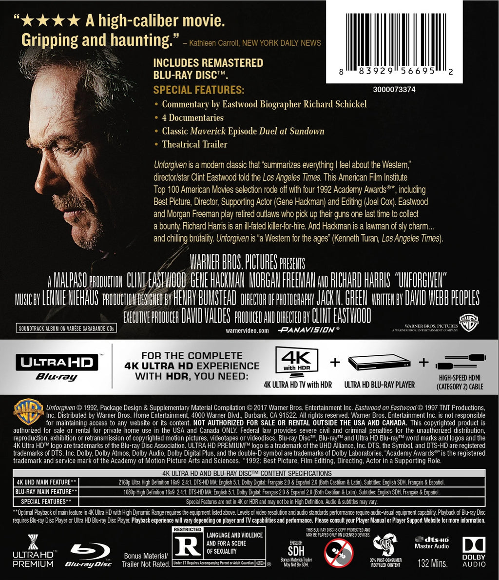 4K Ultra HD + Blu-ray Western I81159