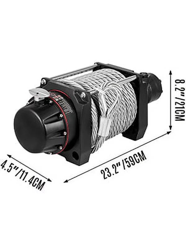 Hydraulic Winch 20000lbs Steel Cable Winch P5669