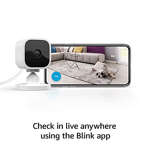 Compact indoor plug-in smart security camera, 1080p HD video, night vision, motion detection, two-way audio, 2 cameras (White) S676