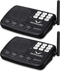 4 Stations Black Wireless Intercom System W570920