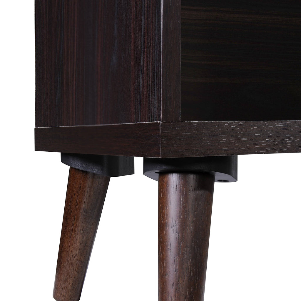 Wenge Faux Wood Bookcase K858