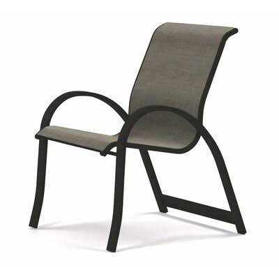 Smoke Graphite Stacking Patio Dining Armchair K749