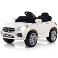 White 6V Kids Remote Control Riding Car U4553