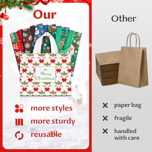 20 Pack Christmas Gift Bags with Handle G8922