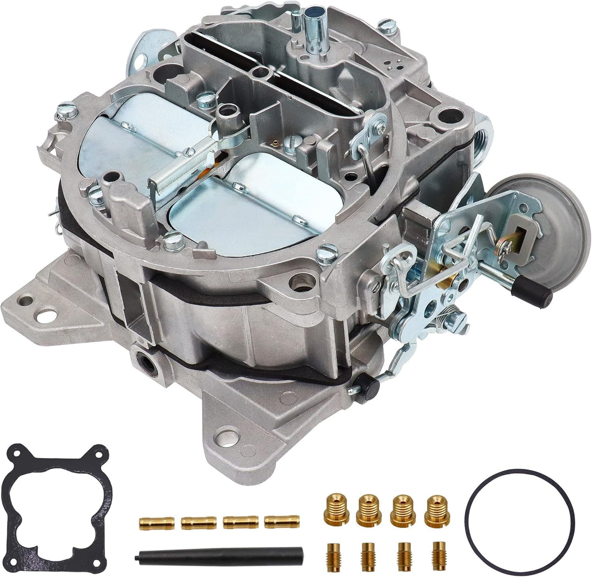 Carburetor 4 Barrel 750 CFM Manual Choke with Gaskets Plugs Jets B9549