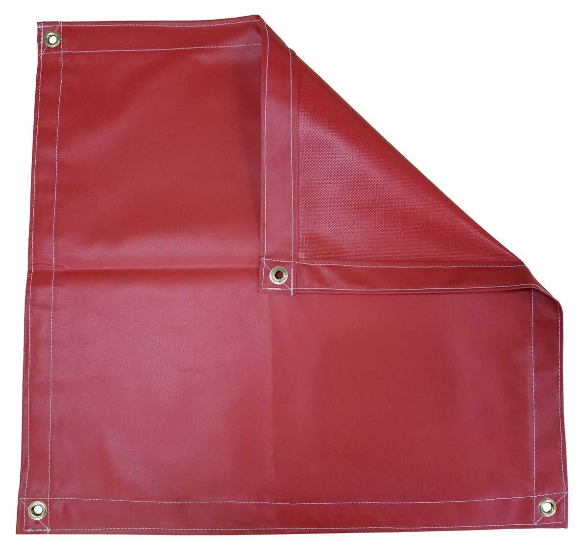 10x10 Red Vinyl Coated Tarp 18 oz. X12430