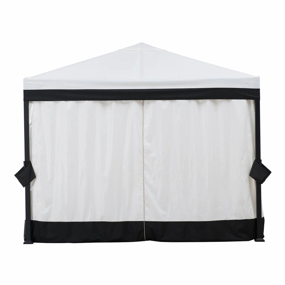 Black and White Steel Gazebo X109830