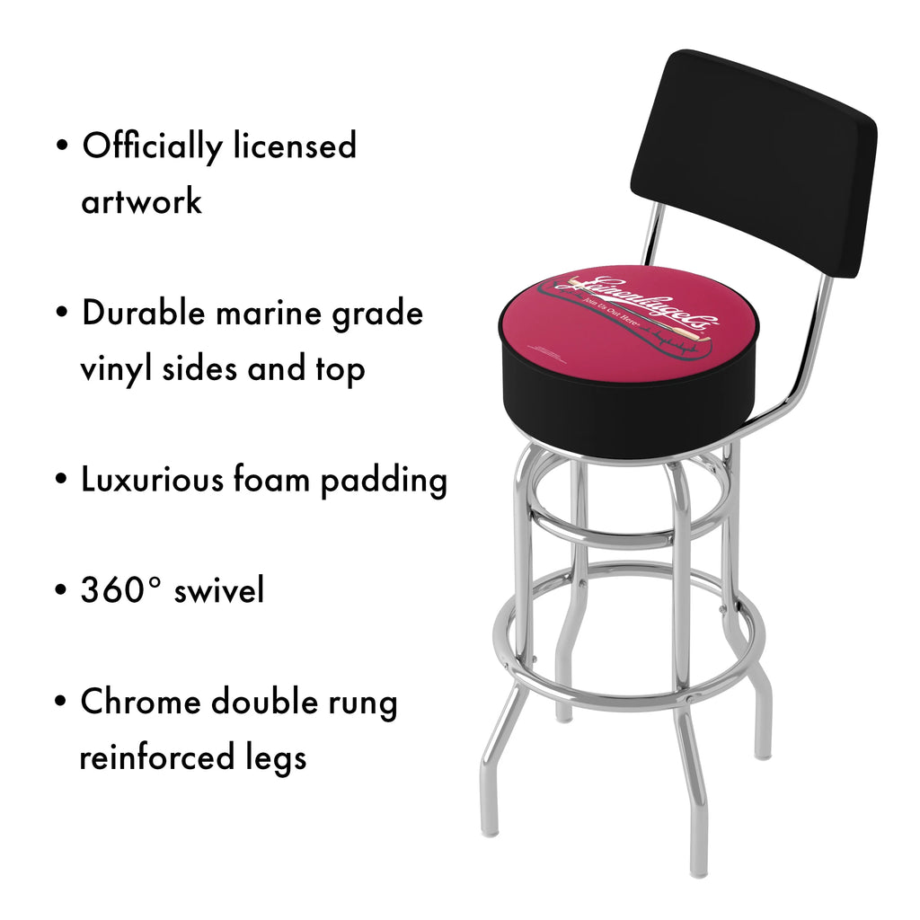 Bar Stool with Back Rest C5820