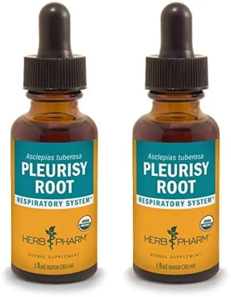 Organic Pleurisy Root Liquid Extract 1 Fl Oz (Pack of 2) D89326