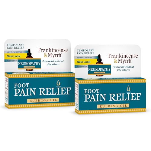 Foot Pain Relief Rubbing Oil with Essential Oils - 2 Pack U68299