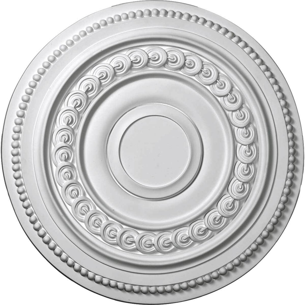 Hand-Painted Black Pearl Ceiling Medallion Z300357