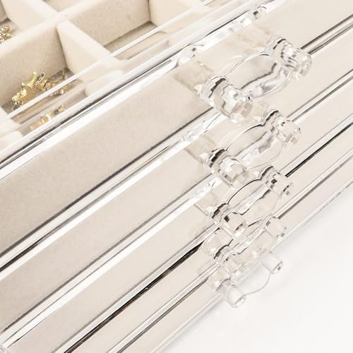 5 Drawers Clear Acrylic Jewelry Box P346075