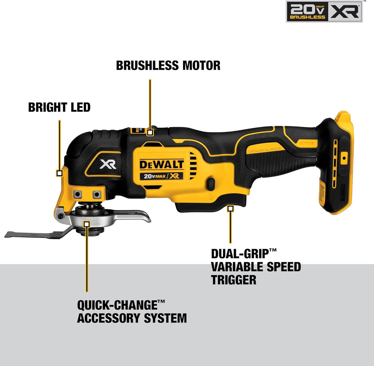 20V Max Brushless Oscillating Tool Kit B3694