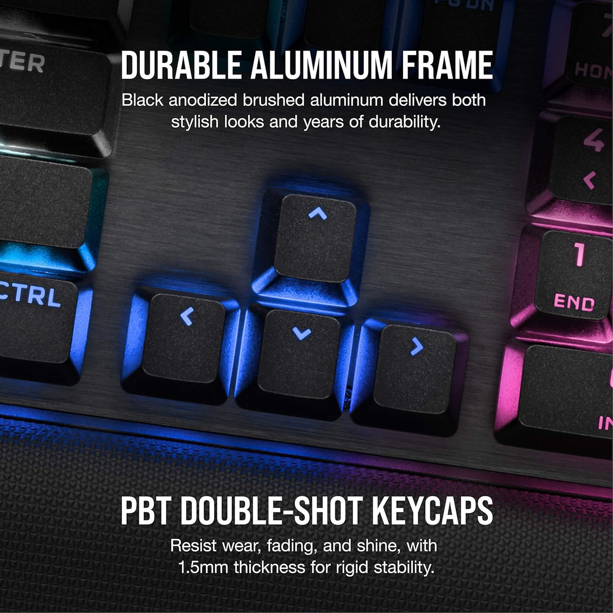 RGB Mechanical Gaming Keyboard with Aluminum Frame T724