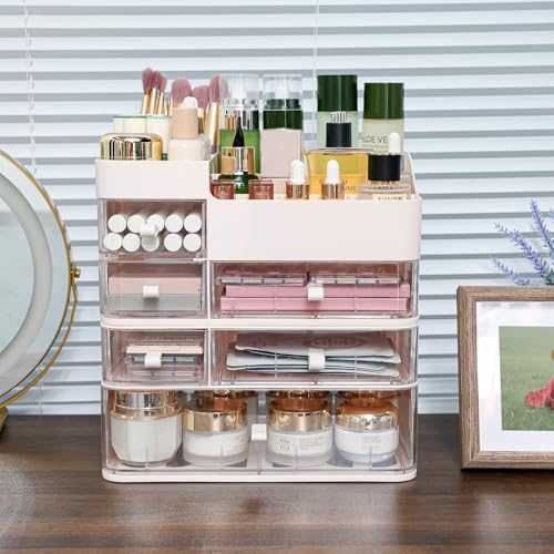 Plastic White 3 Drawer Makeup Organizer G26080