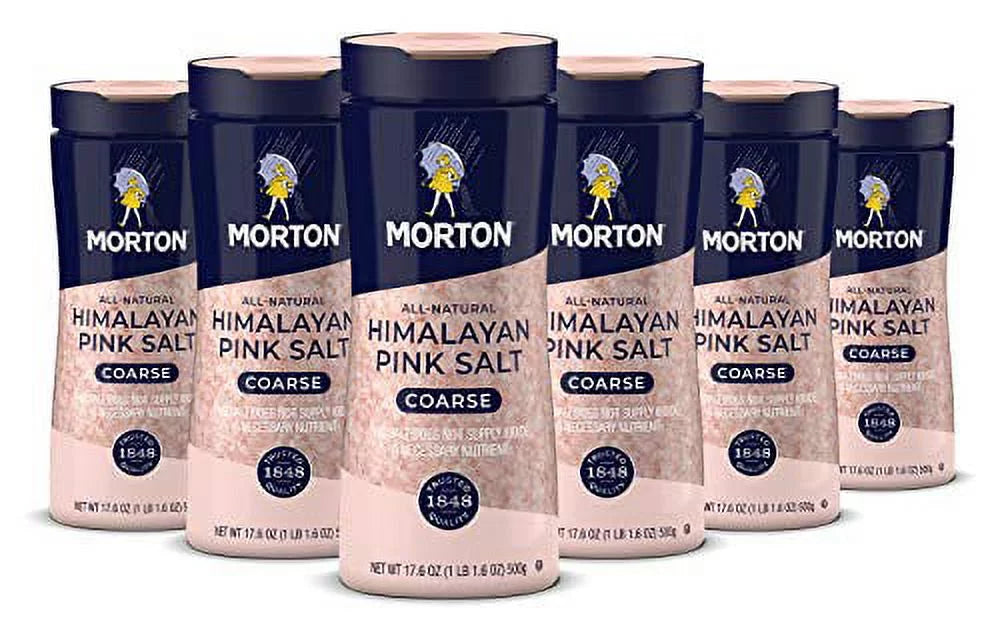 All-Natural Himalayan Pink Salt Coarse 17.6 Ounce Pack of 6 M97849