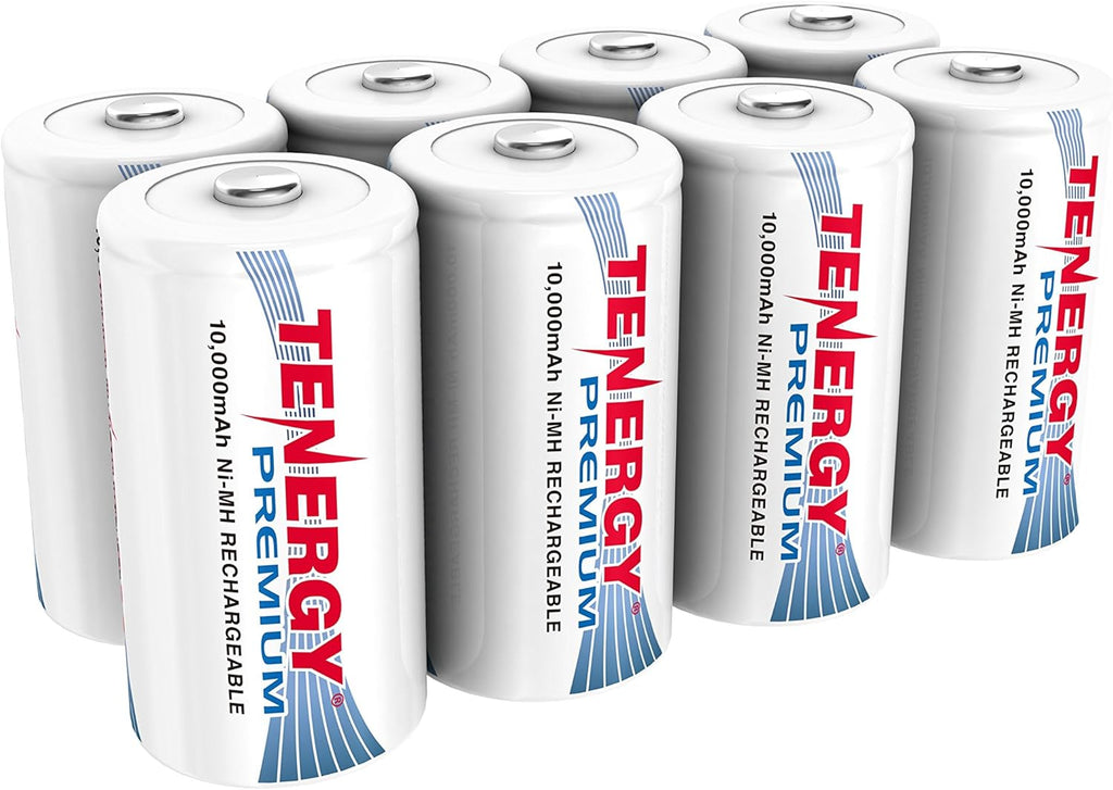 12 Pack D NiMH Rechargeable Batteries H786132
