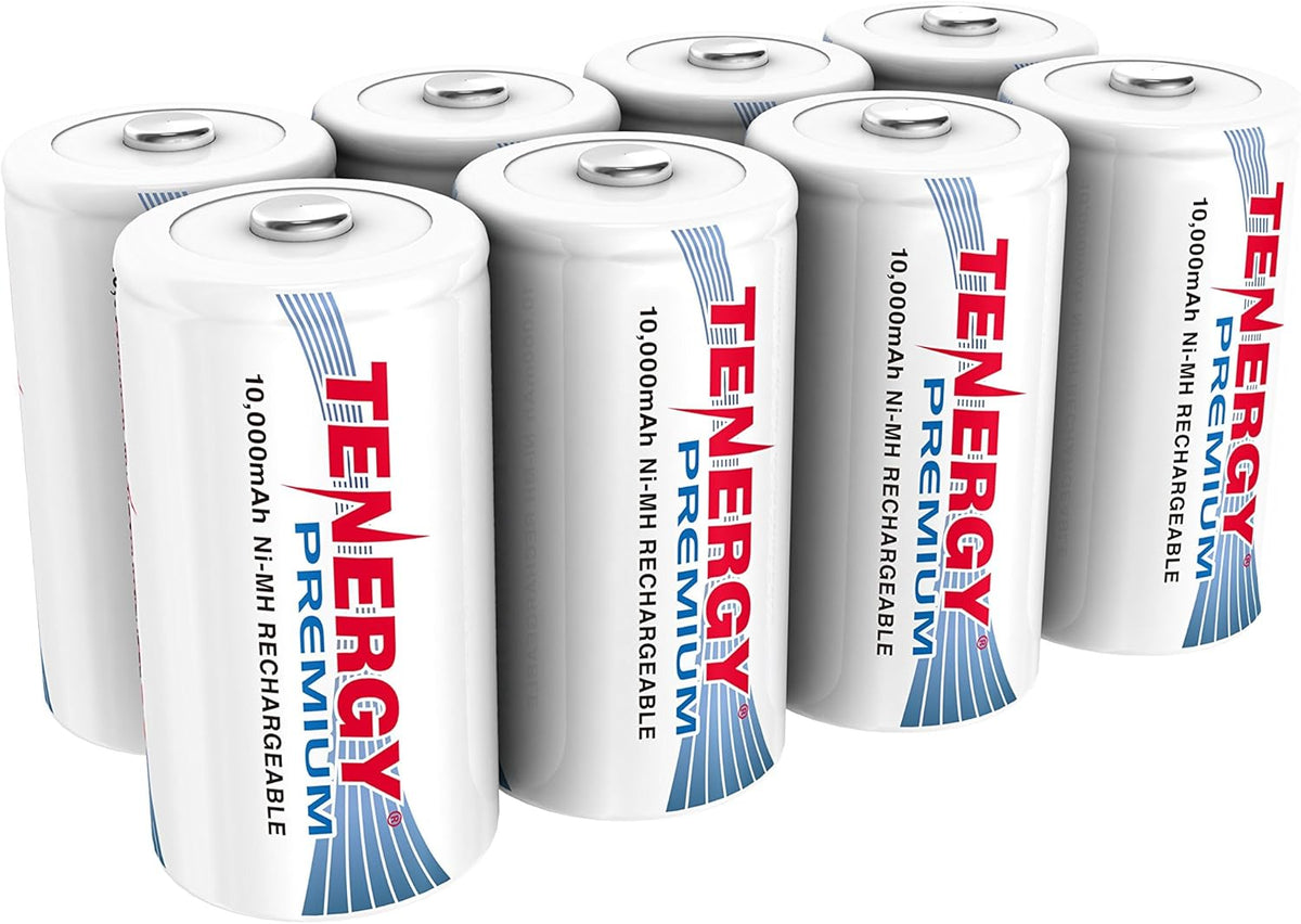 12 Pack D NiMH Rechargeable Batteries H786132