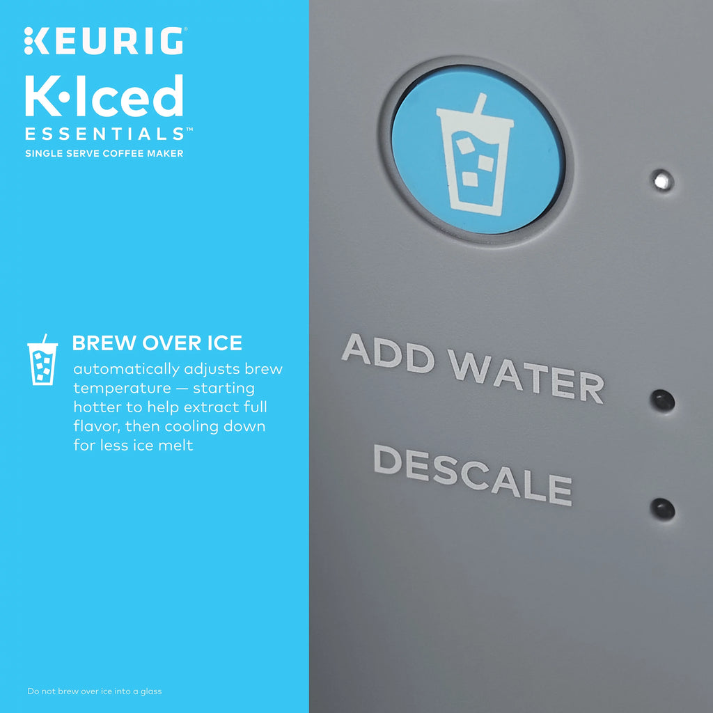 Gray Iced and Hot Single-Serve K-Cup Pod Coffee Maker Y592820