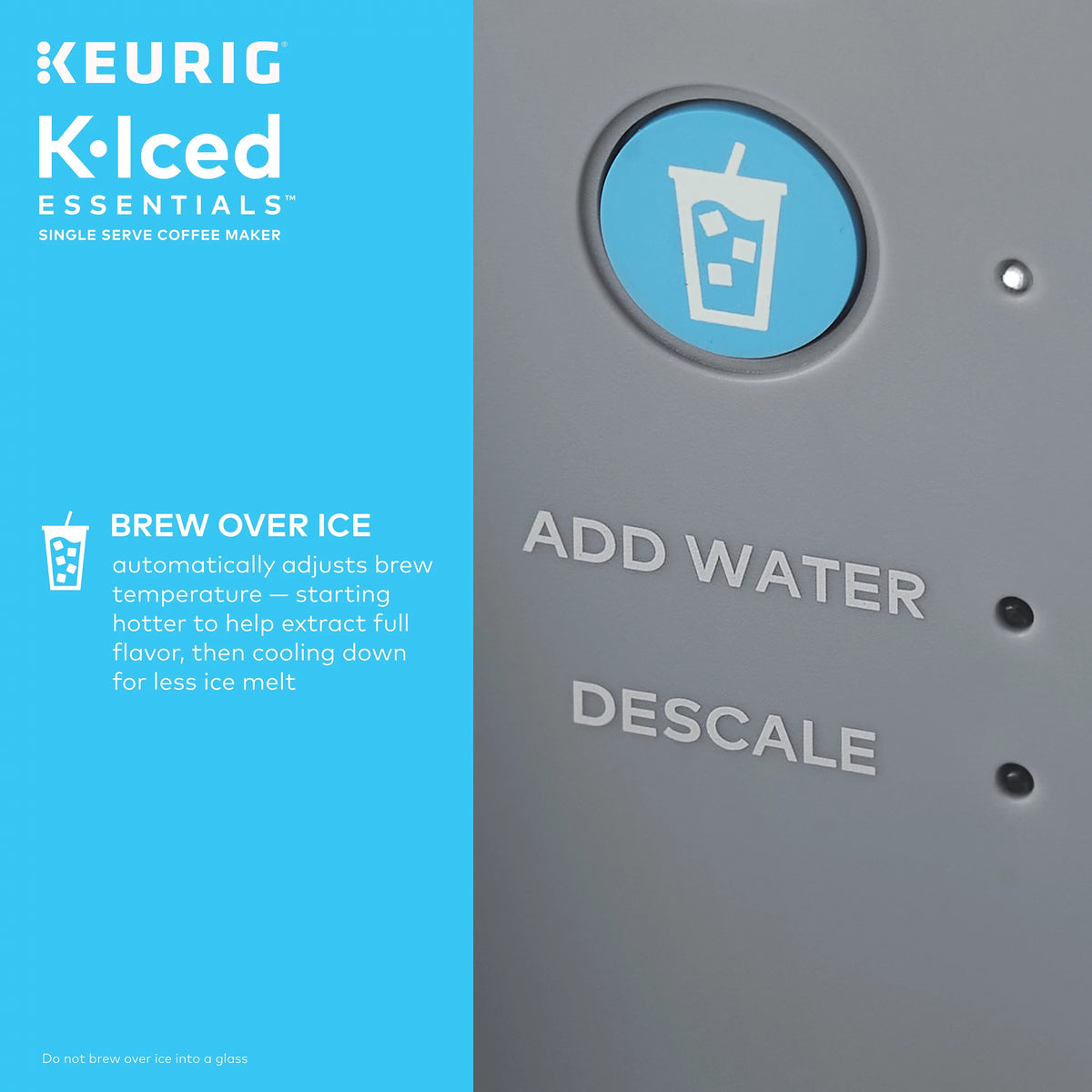 Gray Iced and Hot Single-Serve K-Cup Pod Coffee Maker Y592820
