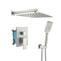 Wall Mount Dual Shower Heads in Brushed Nickel H5893