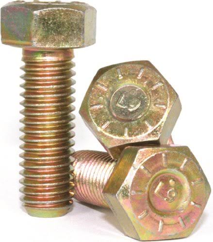 Hex Cap Screw Yellow Zinc Plated K358