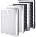 4 Pack H13 True HEPA Activated Carbon Replacement Filters D619853